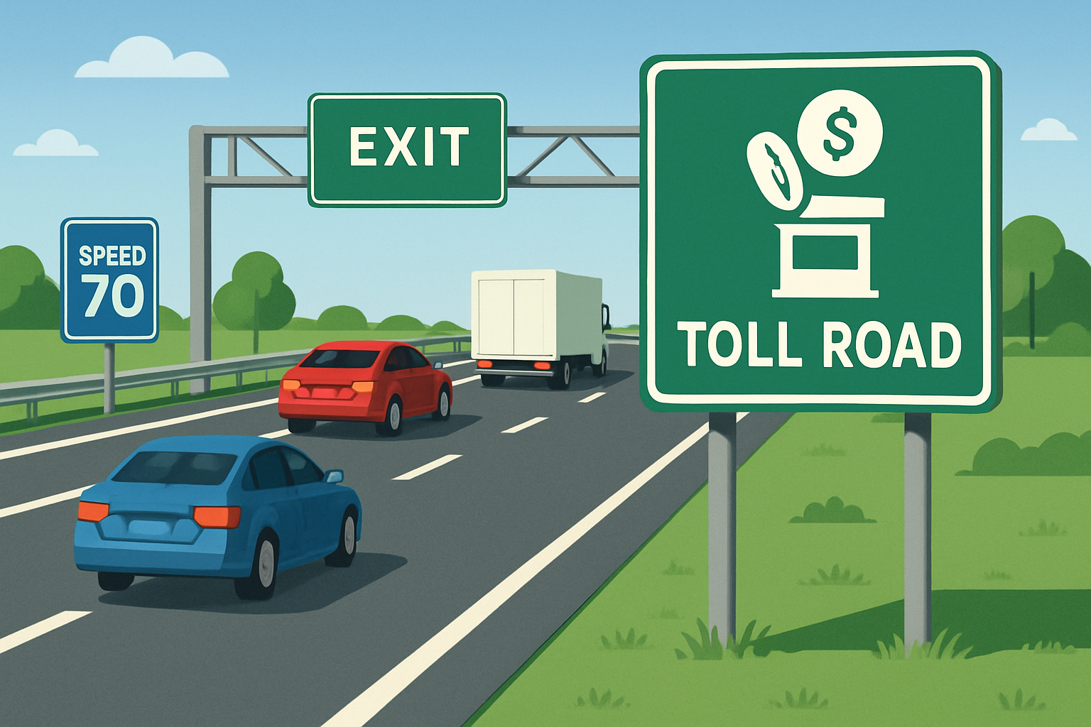 Safe and well-maintained paid road infrastructure